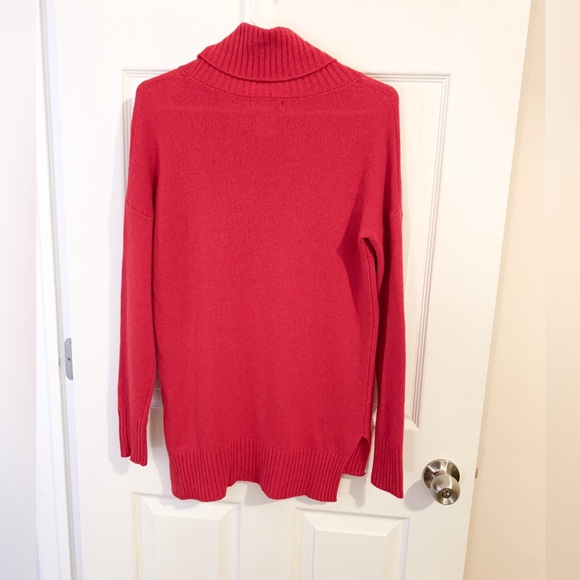 Bartolini red turtle neck sweater size S - Picture 2 of 5